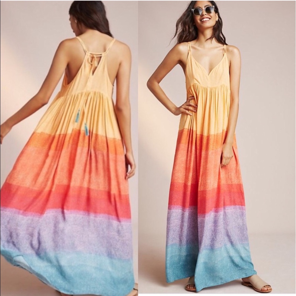 Anthropologie - Carla Weeks - Setting Sun Maxi NWT